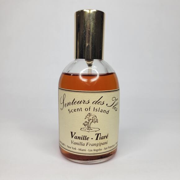 Senteurs des Iles Scent of Island Vanille Tiare Vanilla Saint Barth's Fragrance - Picture 1 of 8